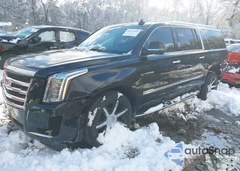 2018 Cadillac Escalade Esv Luxury z USA, uszkodzony, nr VIN 1GYS4HKJXJR119635